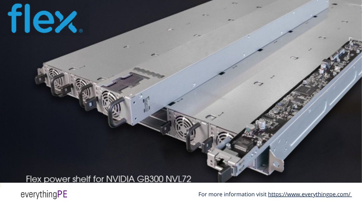 everything_PE_'s tweet image. Flex Unveils Power Shelf to Accelerate 800 VDC AI Data Centers

Read more: ow.ly/8kwT50WA0PC

#flex #powershelf #AIinfrastructure #datacenterpower #powerelectronics #energy #electronics #sustainable