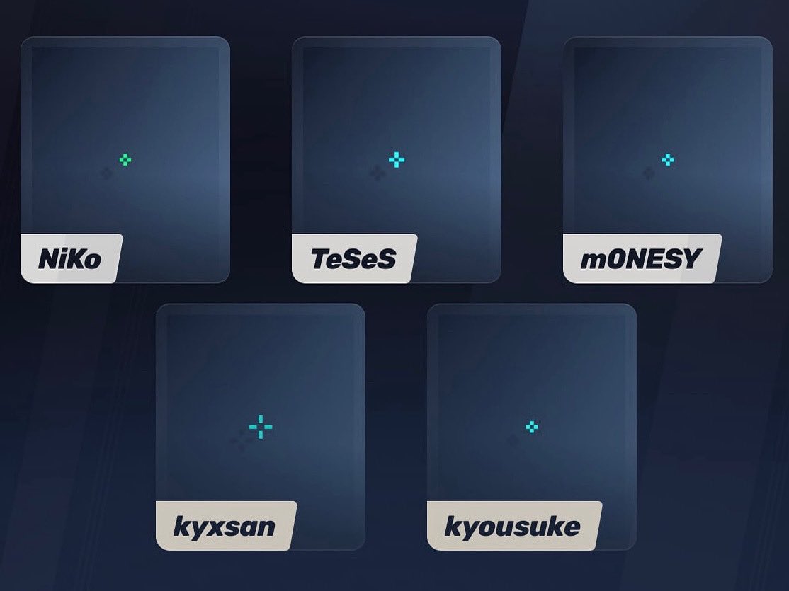 Use it🤗

NiKo: CSGO-ycoZv-SiFFn-qrwdv-whnhD-kj74E
TeSeS: CSGO-ih7QT-EKjy4-VyztR-QqsSr-UxQRO
m0NESY: CSGO-wAD3c-ykt5L-zvZ98-vBisR-6sWPA
kyxsan: CSGO-z57sQ-VjMYy-Uqq9L-Lda2n-bueKP
kyousuke: CSGO-X7HkA-Mqx6X-PAF3w-N9OYj-iddBN