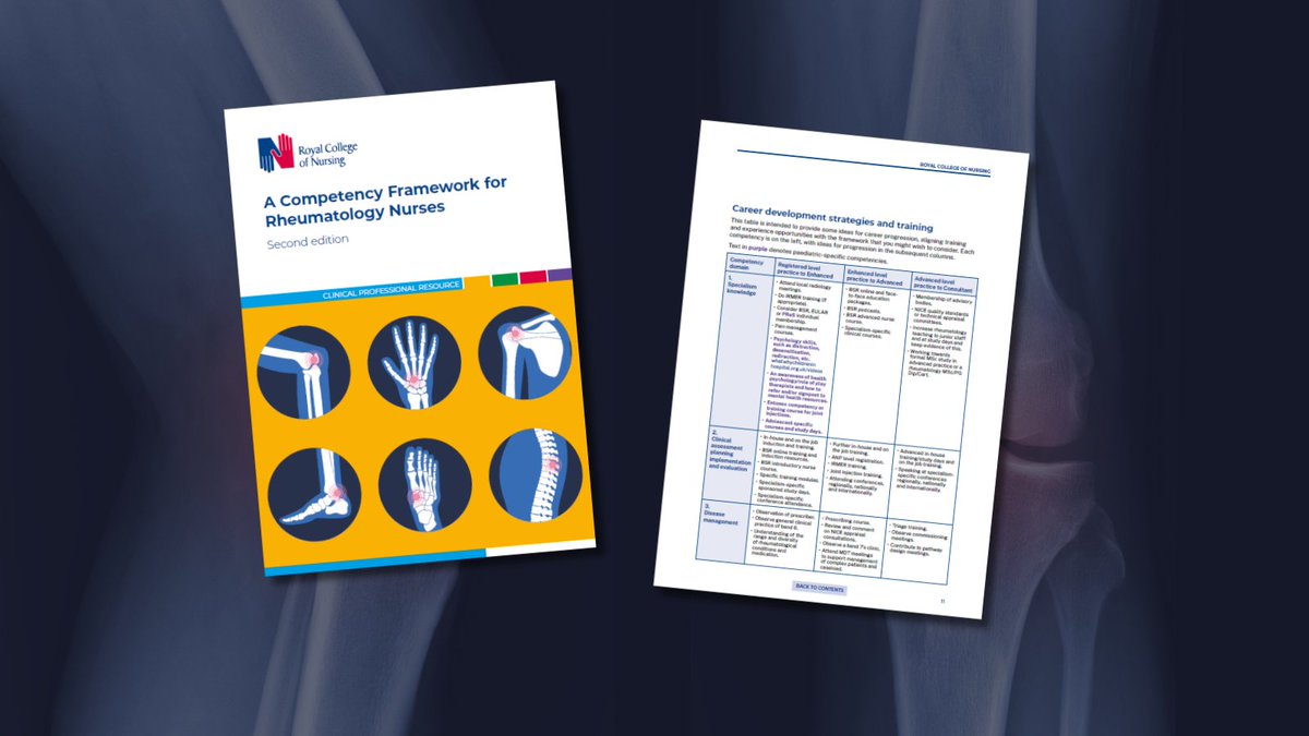 📢 The 2nd edition of <a href="/theRCN/">The RCN</a> #Rheumatology #Nurse Competency Framework is here - simplified, practical, and shaped by nurses,  and we proudly endorse this vital tool for career development and confident practice. 

Read more ➡️ bit.ly/40Rl412