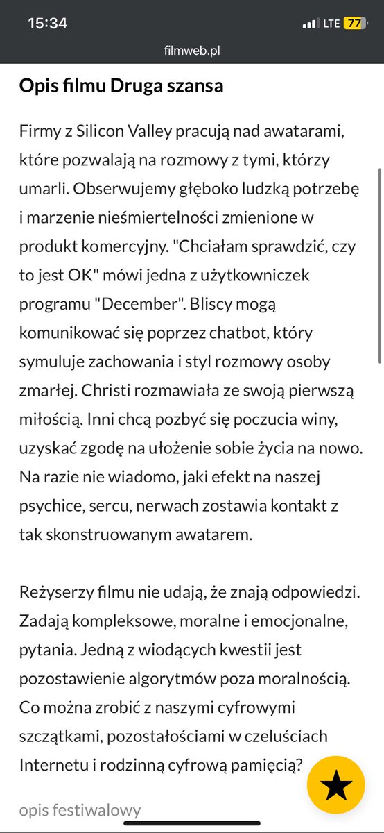 <a href="/rusalka_333/">rusalka</a> <a href="/bunioolek/">bunia</a> mam, druga szansa. z tego co pamietam tylko jednej z bohaterek skorzystanie z tej „uslugi” wyszlo jako tako na dobre, ogolnie warto zobaczyc