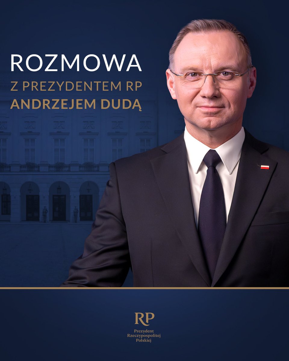 Kancelaria Prezydenta (@prezydentpl) on Twitter photo Ok. godz. 18.00 zapraszamy do <a href="/RepublikaTV/">Telewizja Republika 🇵🇱 #włączprawdę</a> na rozmowę z Prezydentem RP <a href="/AndrzejDuda/">Andrzej Duda</a>. Ok. godz. 18.00 zapraszamy do <a href="/RepublikaTV/">Telewizja Republika 🇵🇱 #włączprawdę</a> na rozmowę z Prezydentem RP <a href="/AndrzejDuda/">Andrzej Duda</a>.