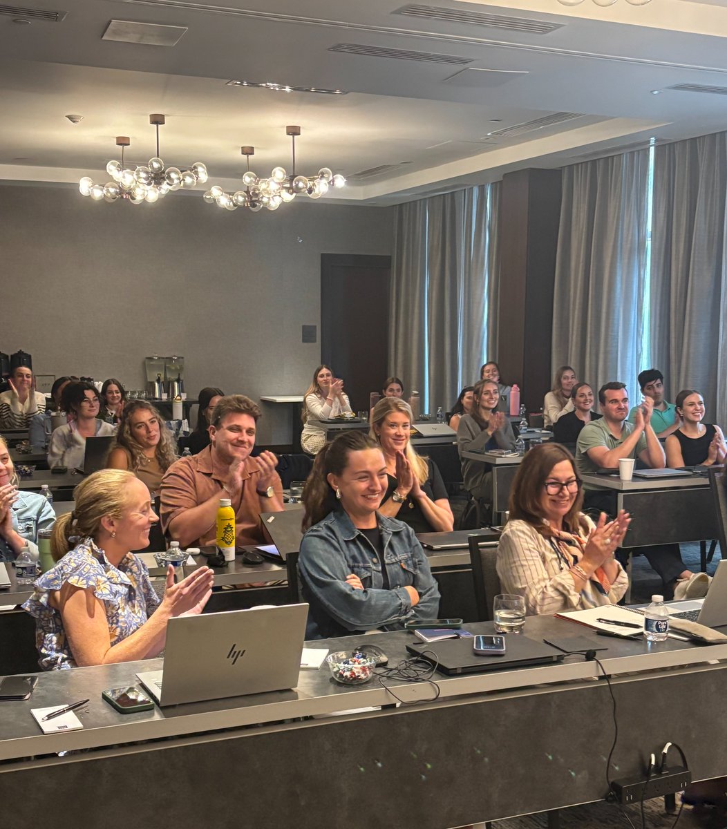 V2comms's tweet image. Last week, the V2 team came together for a day of growth and celebration, starting with a writing workshop led by Michael Dowding and closing with our all-hands meeting, where we announced our 2025 MV2P: Nicole Metro! A great way to reflect and reconnect. #V2Comms