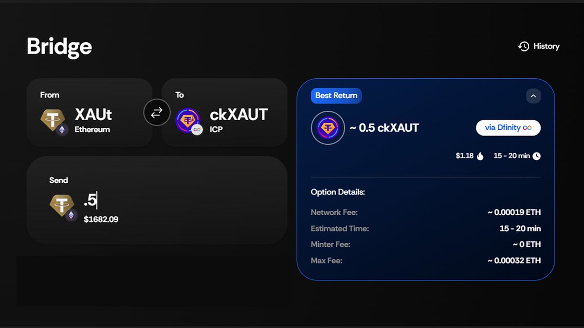 Appic DAO (@appic_icp) on Twitter photo Gold, but on-chain? Absolutely!⚡️
Bridge your $XAUt ⟷ $ckXAUt on Appic—seamless, secure, and at the best rate available.
Try it: app.appicdao.com
<a href="/hankolious/">Marlon Hank ∞</a> <a href="/BLOCKCHAIPLANET/">вℓσ¢к¢нαιη ρℓαηєт</a> <a href="/VibhoreKhare/">Alpha Vibes ∞</a> Gold, but on-chain? Absolutely!⚡️
Bridge your $XAUt ⟷ $ckXAUt on Appic—seamless, secure, and at the best rate available.
Try it: app.appicdao.com
<a href="/hankolious/">Marlon Hank ∞</a> <a href="/BLOCKCHAIPLANET/">вℓσ¢к¢нαιη ρℓαηєт</a> <a href="/VibhoreKhare/">Alpha Vibes ∞</a>