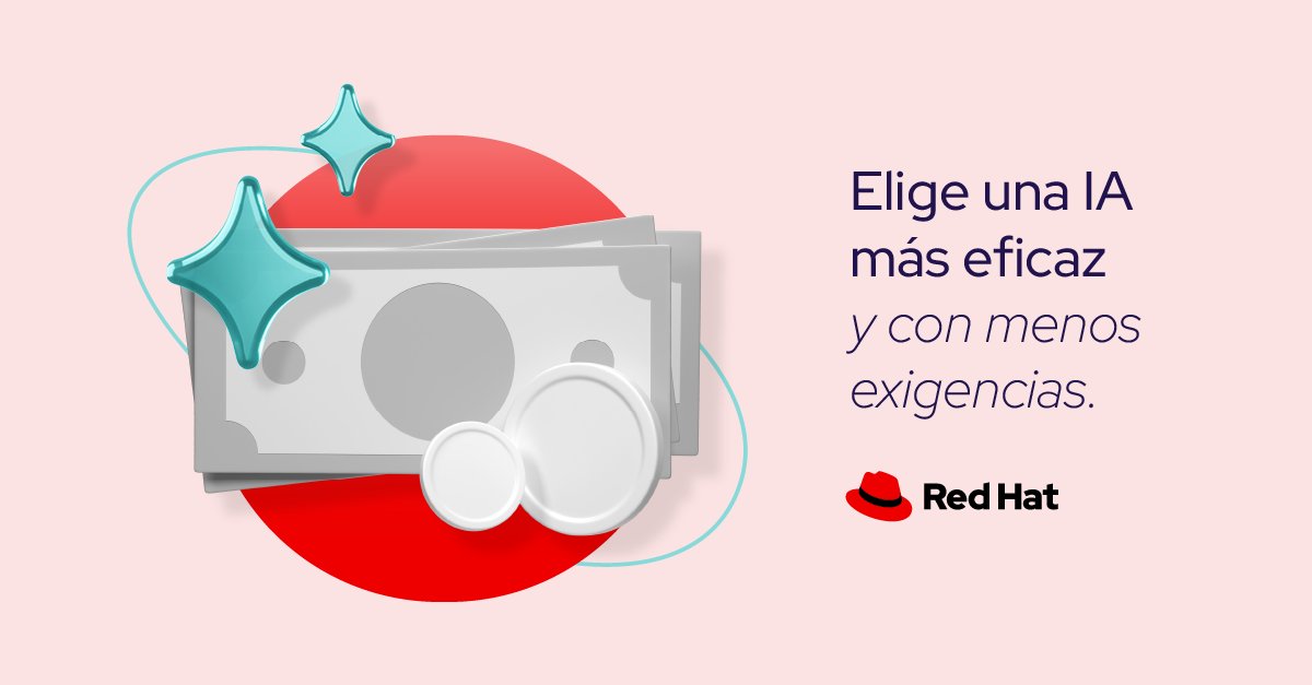 🎮 Tu IA, tus reglas. Elige cómo entrenar, escalar y desplegar tus modelos.

Nivel: experto 🔧🤖 red.ht/4k08uDP

#RedHatAI #IA
