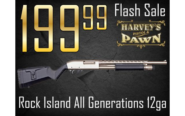 $35 Lays It Away! Rock Island All Generations 12ga - Flash Sale 08/05/25

harveysauctions.com/promotions/35-…

Only While Supplies Last!!  $199.99 for a Rock Island All Generations 12ga.

Remember our Marriage-Saver (TM) 10% Down, 10-payment Layaway Plan is available for $10 additional!  We