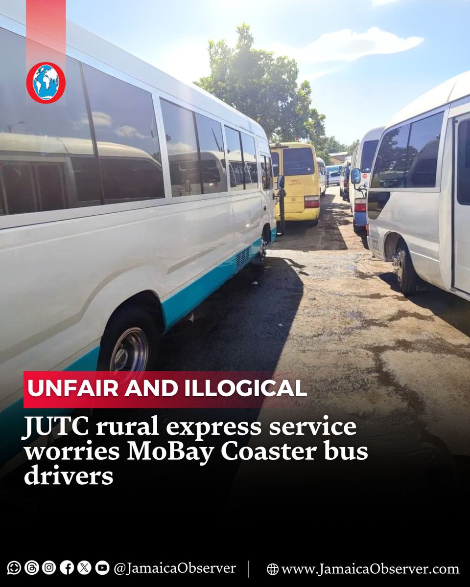 JamaicaObserver's tweet image. Private bus operators who transport passengers between Montego Bay and Kingston are keeping a close eye on Government’s plans to have the Jamaica Urban Transit Company (JUTC) service the route. They have pointed to what they say has been a fall-off in the ability of their…