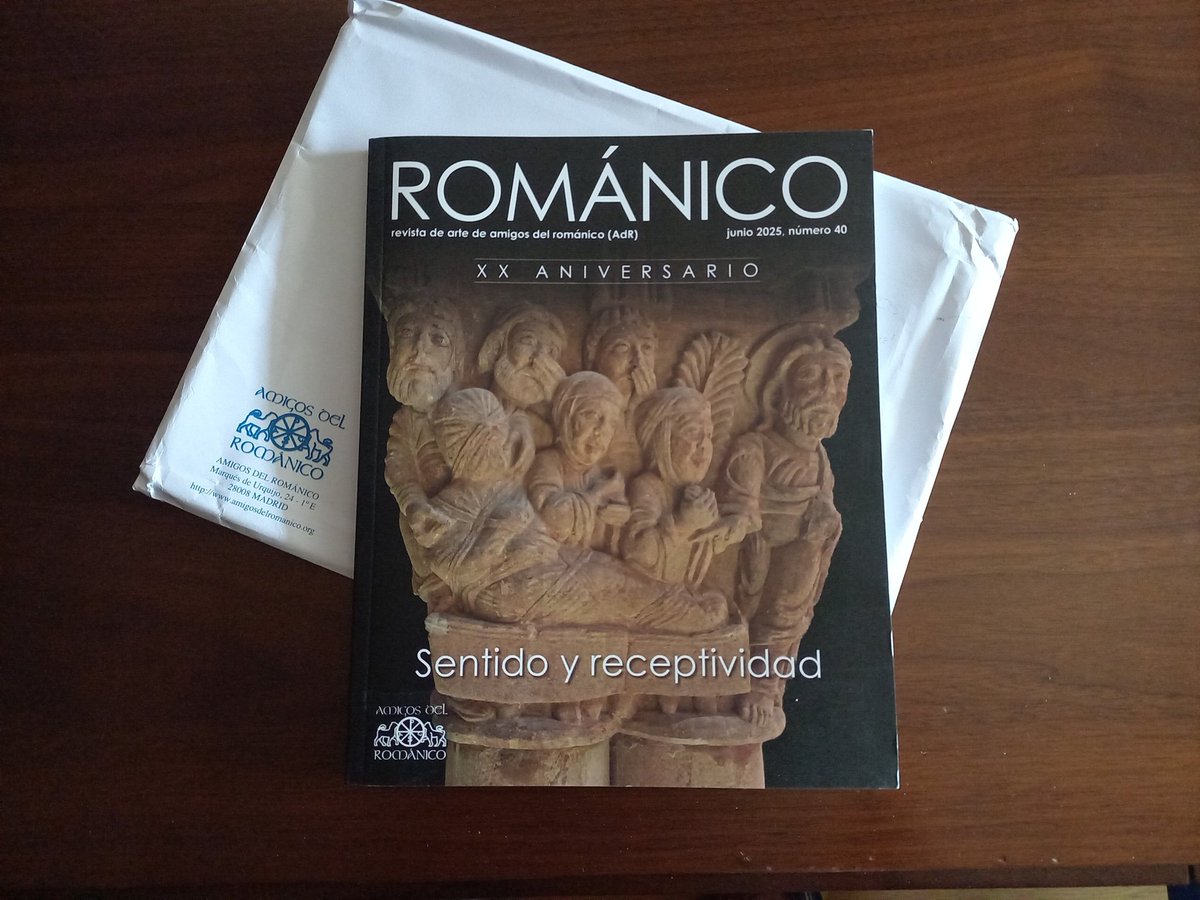 Salamanca, Arte e Historia (@salamancartehis) on Twitter photo Bienvenida a casa <a href="/RevistaRomanico/">Revista Románico</a> de <a href="/amigosromanico/">Amigos del Románico</a> #Románico40 #XXAniversario
A disfrutar de "Sentido y Receptividad". Bienvenida a casa <a href="/RevistaRomanico/">Revista Románico</a> de <a href="/amigosromanico/">Amigos del Románico</a> #Románico40 #XXAniversario
A disfrutar de "Sentido y Receptividad".