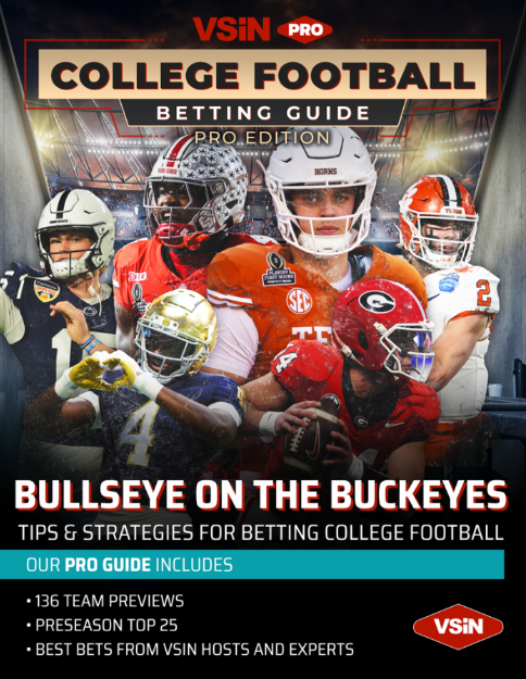 VSiN (@vsinlive) on Twitter photo Happy College Football Betting Guide Day!
The 2025 version of the Guide is out! Check out 136 team previews, <a href="/SteveMakinen/">Steve Makinen</a>'s systems, stats and power ratings, <a href="/mattyoumans247/">Matt Youmans</a>'s Preseason Top 25, and best bets from VSiN hosts, & more.
Get your copy now!
vsin.com/betting-guides/ Happy College Football Betting Guide Day!
The 2025 version of the Guide is out! Check out 136 team previews, <a href="/SteveMakinen/">Steve Makinen</a>'s systems, stats and power ratings, <a href="/mattyoumans247/">Matt Youmans</a>'s Preseason Top 25, and best bets from VSiN hosts, & more.
Get your copy now!
vsin.com/betting-guides/
