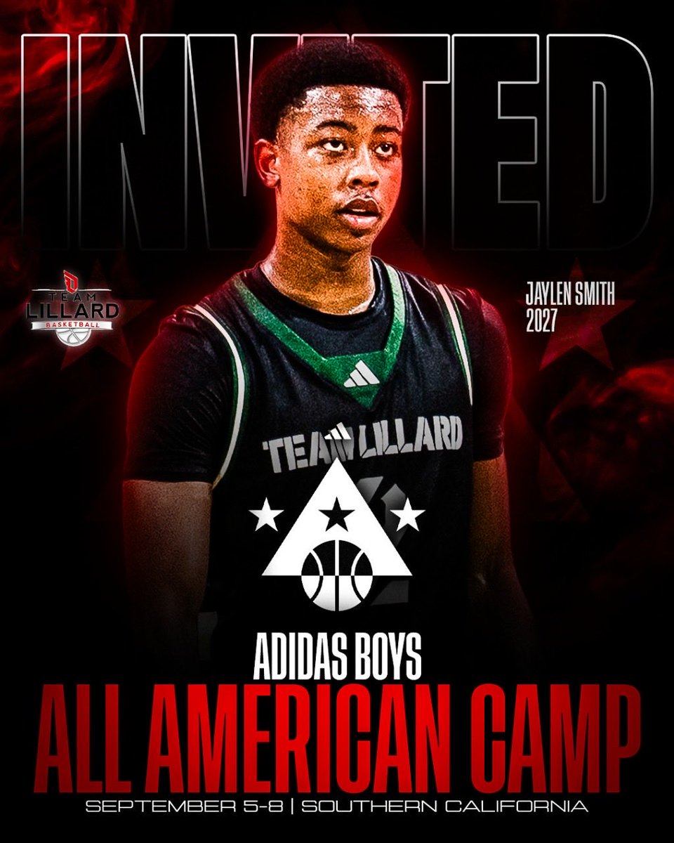 I am honored to have received an invitation to the Adidas All American Camp and appreciate the opportunity to participate.