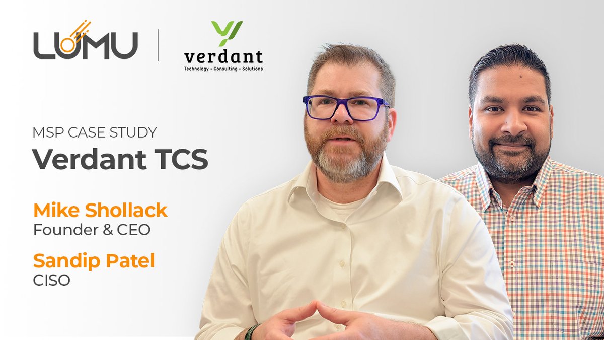 Lumu (@lumutech) on Twitter photo For <a href="/VerdantTCS/">Verdant TCS</a>, comprehensive visibility is non-negotiable. Leveraging Lumu’s real-time detection and automated response capabilities, they mitigate threats within milliseconds, preventing compromise before it escalates. >> zurl.co/ZD3sq
#MSSP #MSP #Cybersecurity For <a href="/VerdantTCS/">Verdant TCS</a>, comprehensive visibility is non-negotiable. Leveraging Lumu’s real-time detection and automated response capabilities, they mitigate threats within milliseconds, preventing compromise before it escalates. >> zurl.co/ZD3sq
#MSSP #MSP #Cybersecurity