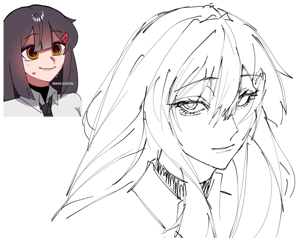 Draw my old webtoon character #art #sketches