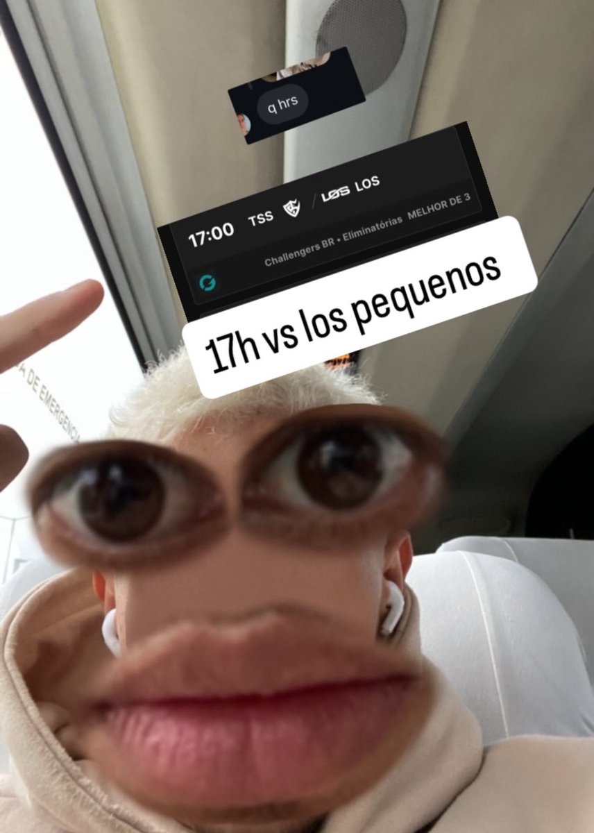 ele chegou demonstrando a essência já