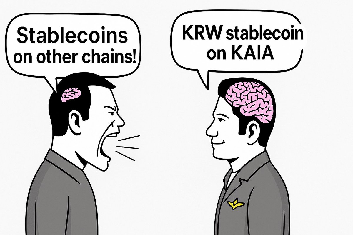 KRW Stablecoin ≠ just another stablecoin.

It’s Korea’s first Web3-native financial primitive, live on Kaia with gas-free USDT swaps, real-world campaigns, and massive potential.

Exchanges like <a href="/binance/">Binance</a> <a href="/upbitglobal/">Upbit Global</a> <a href="/BithumbOfficial/">Bithumb</a>, it’s time to bring USDT to <a href="/KaiaChain/">Kaia</a>
#Kaia