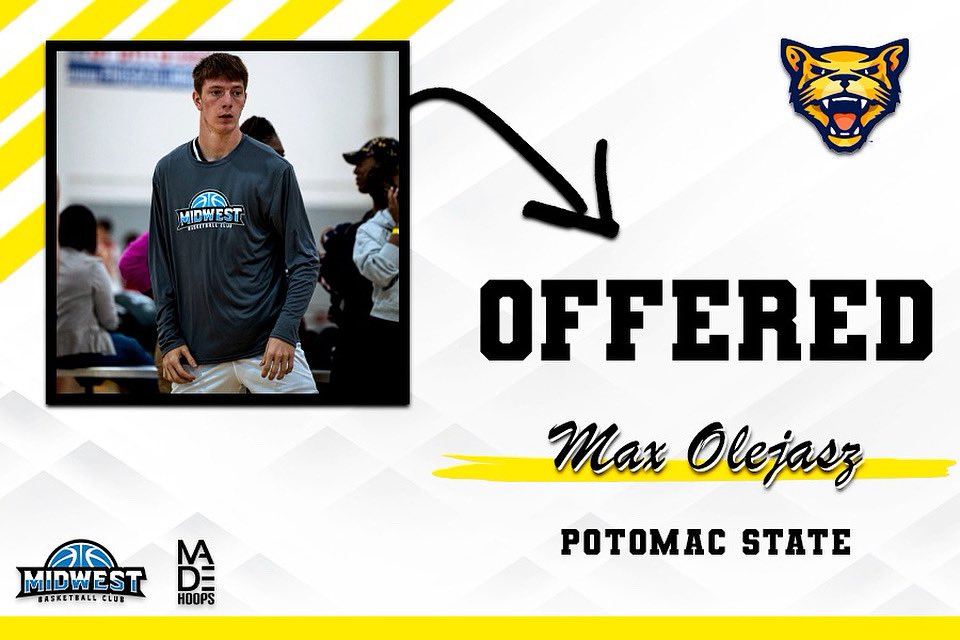 Midwest Pumas Gold 17u (@mwpumasgold) on Twitter photo EARNED!!! After a monster AAU season, Wheeling Central’s Max Olejasz has received a basketball offer from Potomac State. Congrats to Max and fam‼️😸<a href="/PotomacState/">WVU Potomac State College</a> #midwestfamily <a href="/max_olejasz/">Max Olejasz</a> EARNED!!! After a monster AAU season, Wheeling Central’s Max Olejasz has received a basketball offer from Potomac State. Congrats to Max and fam‼️😸<a href="/PotomacState/">WVU Potomac State College</a> #midwestfamily <a href="/max_olejasz/">Max Olejasz</a>