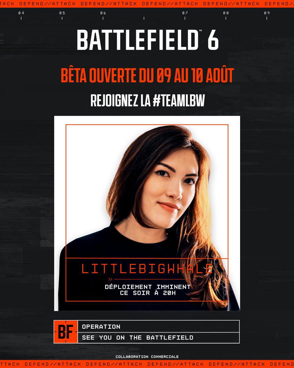 Je sais pas comment ça se fait, mais on m'a mise capitaine d'équipe (tenez vous prêts <a href="/LuttiLutti_/">Lutti</a>, <a href="/CodJordan23/">Yann-Cj23</a> et <a href="/AyzenLr/">𝕬𝖞𝖟𝖊𝖓</a>). 
RDV vendredi 8 pour la #TeamLBW ! 😎

On va affronter les équipes de <a href="/FRSkyRRoZ/">Skyrroz</a>, <a href="/Lockl34r/">Locklear</a> et <a href="/helydiaa/">helydia</a> pendant cette semaine de bêta sur #BattleField6
