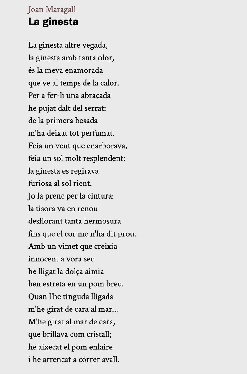 per mi és EL poema