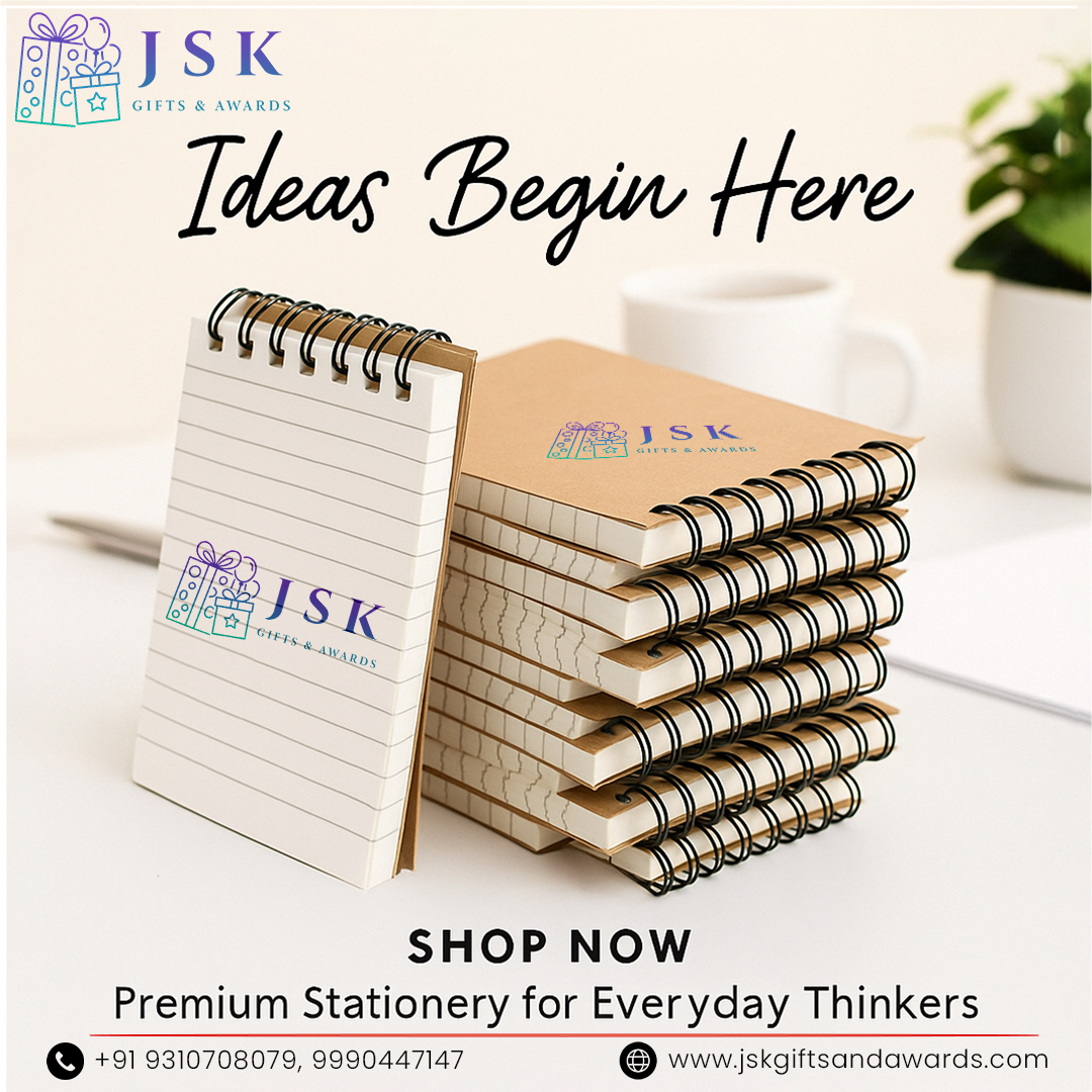 jskgiftsawards's tweet image. Discover the perfect companion for your creativity with JSK Gifts &amp;amp; Awards&apos; premium stationery. Whether you&apos;re jotting down quick thoughts or planning

🌐: jskgiftsandawards.com
📲: +91- 93107 08079
📧: info@jskgiftsandawards.com

#JSKGifts #StationeryLovers #PremiumNotebooks