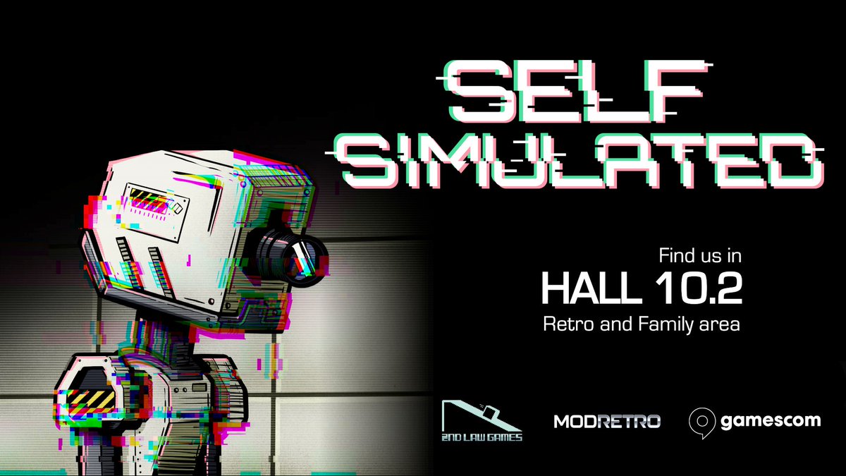 2nd Law Games (@2ndlawgames) on Twitter photo 🚨Thrilled to announce I'll be at <a href="/gamescom/">gamescom</a> this year, showcasing the full version of Self Simulated as a key partner at the <a href="/modretro/">ModRetro</a> booth, together with <a href="/GortynCode/">Gortyn Code 🔜 Gamescom</a> and <a href="/TwoTribesGames/">Two Tribes</a>!
📷Make sure to stop by & play the latest titles from the ModRetro lineup! 🚨Thrilled to announce I'll be at <a href="/gamescom/">gamescom</a> this year, showcasing the full version of Self Simulated as a key partner at the <a href="/modretro/">ModRetro</a> booth, together with <a href="/GortynCode/">Gortyn Code 🔜 Gamescom</a> and <a href="/TwoTribesGames/">Two Tribes</a>!
📷Make sure to stop by & play the latest titles from the ModRetro lineup!
