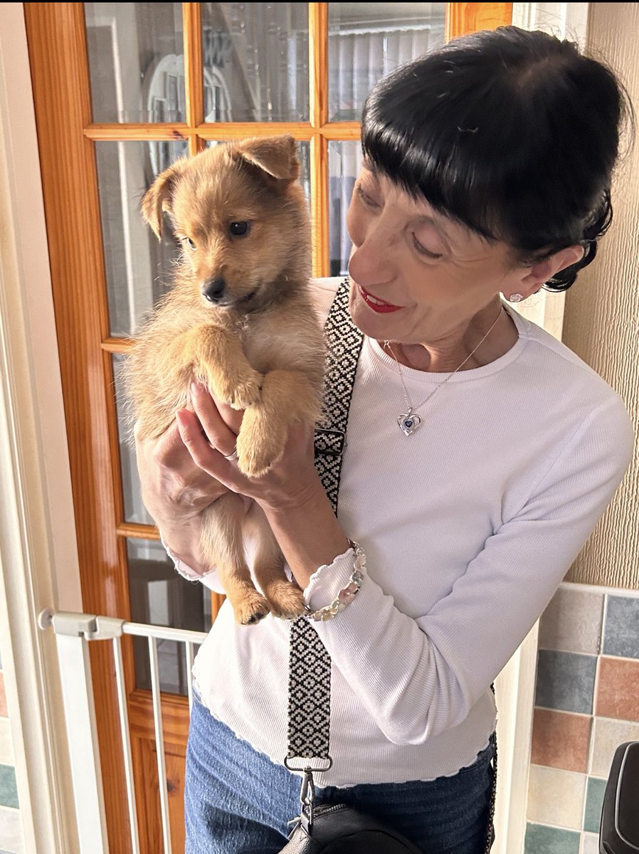 Will all my friends join me in wishing my lovely Mummy a very happy birthday. Tetley has sent her the bestest gift - ME!
Love you Mummy 🎉🎉🥳🥳🎂🎂😊😊🐶🐶