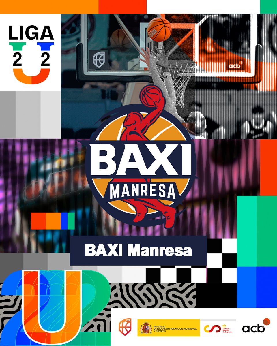 Liga U (@liga_u22) on Twitter photo Conocemos a los equipos participantes de la primera temporada de la #LigaU
👋 ¡BAXI Manresa (<a href="/BasquetManresa/">BAXI Manresa</a>), bienvenido!
<a href="/ACBCOM/">Liga Endesa</a> | <a href="/BaloncestoESP/">Baloncesto España</a> Conocemos a los equipos participantes de la primera temporada de la #LigaU
👋 ¡BAXI Manresa (<a href="/BasquetManresa/">BAXI Manresa</a>), bienvenido!
<a href="/ACBCOM/">Liga Endesa</a> | <a href="/BaloncestoESP/">Baloncesto España</a>