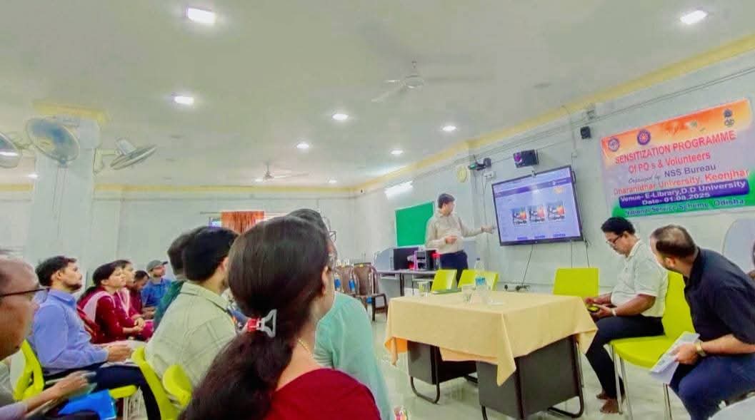 nssbbsr's tweet image. Building a better future!
NSS Odisha's Sensitization Programme for Programme Officers and Volunteers of Dharnidhar University, Keonjhar, is a step towards empowering youth to drive positive change. #NSS #YouthPower #CommunityDevelopment