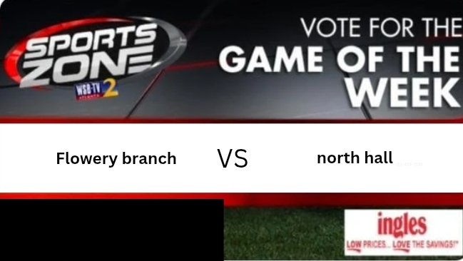 WSB-TV sports (@wsbtv_) on Twitter photo GAME of the week
SCRIMMAGE
<a href="/FootballBranch/">Branch Boys Football</a> 🆚 <a href="/nthfootball/">North Hall Football</a>
Thursday, August 07 @ 7pm.
Come support your favorite team
Watch Here: s.id/wsb-tv
<a href="/GriffinHarper33/">Griffin Harper</a> <a href="/MasonMcGill75/">MasonMcGill</a> GAME of the week
SCRIMMAGE
<a href="/FootballBranch/">Branch Boys Football</a> 🆚 <a href="/nthfootball/">North Hall Football</a>
Thursday, August 07 @ 7pm.
Come support your favorite team
Watch Here: s.id/wsb-tv
<a href="/GriffinHarper33/">Griffin Harper</a> <a href="/MasonMcGill75/">MasonMcGill</a>