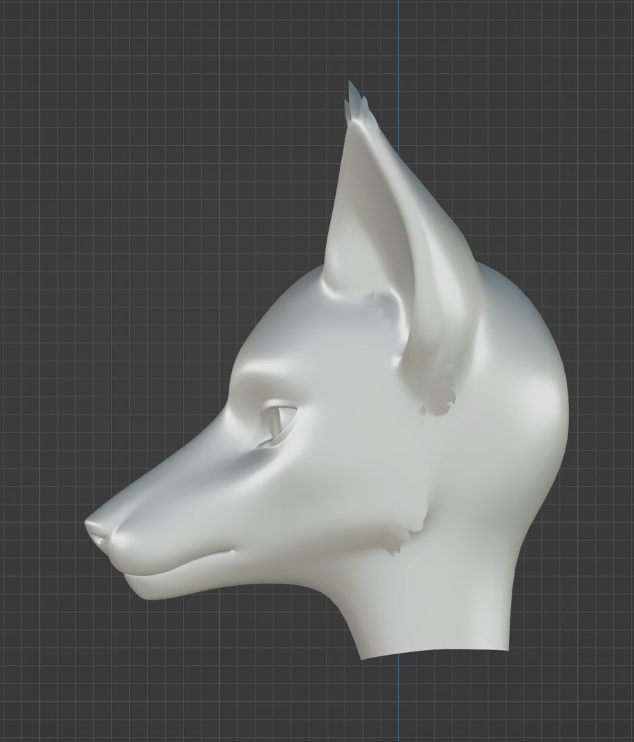making a fox 👀 
Btw, I made different versions of ears: fox, wolf, fennec and Jex, any other ideas?
(shorter muzzle will be)