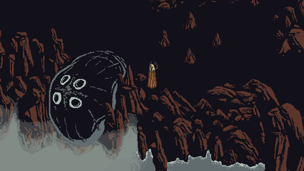 Just a giant jellyfish🪼

#indiegamedev #pixelart