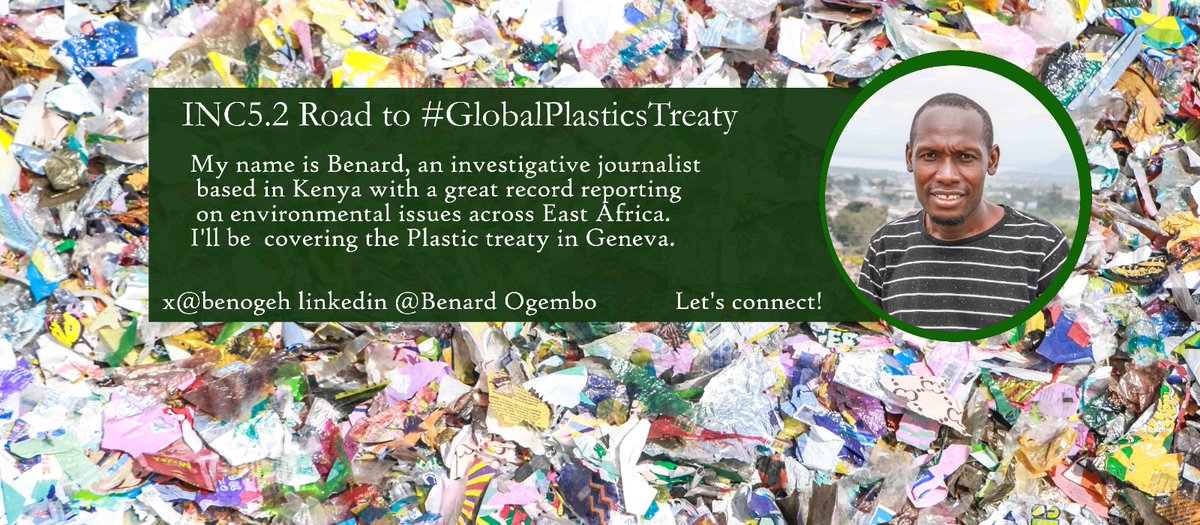 👋 Are joining UN INC5.2 meeting in Geneva or already there? Please reach out to, chat, have a breather,  ignite discussion and a cup of coffee! probably. ☕
I'll be covering the event from 2-15th of August. Drop me a message that connect! #plastictreaty #plasticpollution #inc5.2