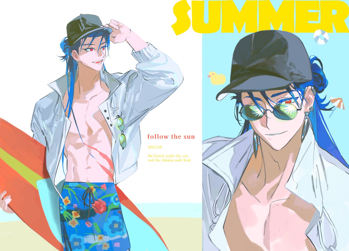 你游的美丽泳衣男子