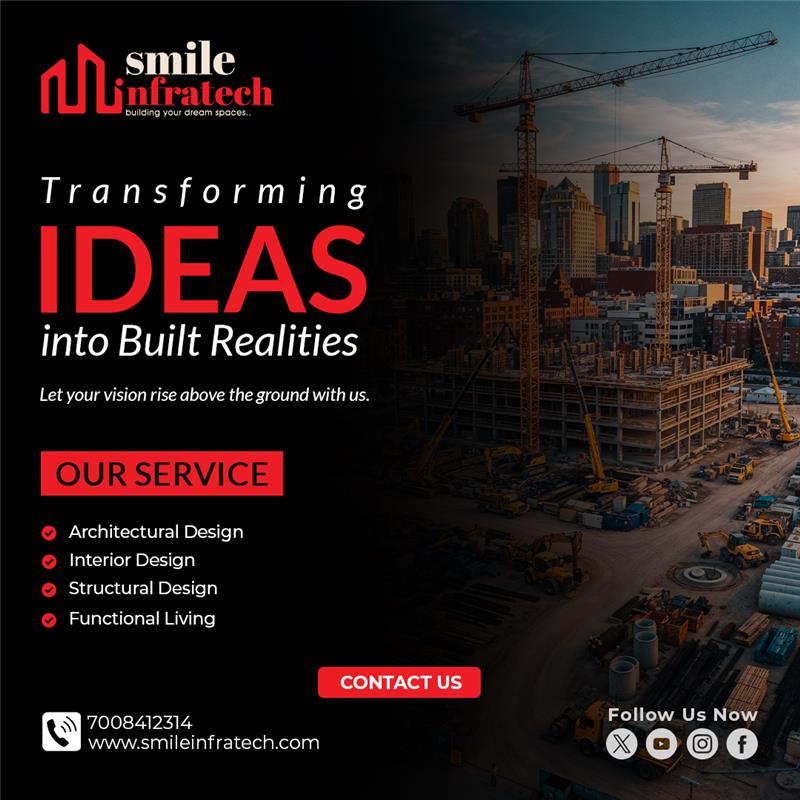 smileInfratech's tweet photo. Turning ideas into built realities 🏗
Smile Infratech is your trusted partner for architectural, interior, and structural design.

📞 7008412314 | 🌐 https://t.co/7SA7aPHhR8
#DesignToReality #SmileInfratech #architecturaldesign #interiørdesign https://t.co/jt81wjAXWF