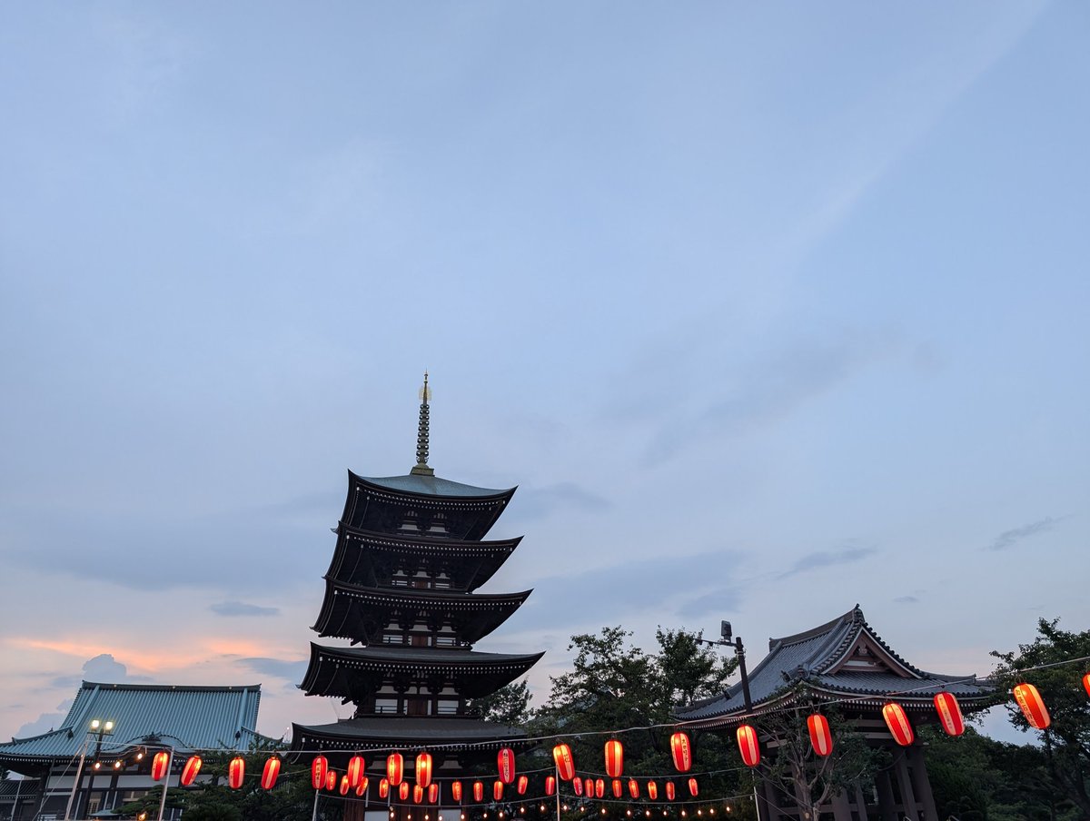 waterdragon1110's tweet image. もう少しで盆踊り
#盆踊り 
#覚王山日泰寺