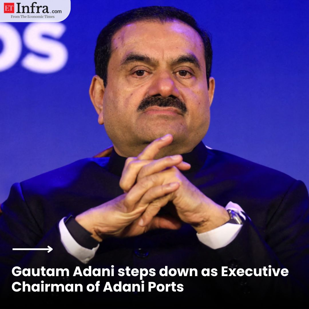 ET_Infra's tweet image. Adani Ports &amp;amp; SEZ announced that Gautam Adani will step down as Executive Chairman effective August 5, 2025. He will remain Non-Executive Chairman, and will no longer be classified as key managerial personnel.

📖: shorturl.at/ba6ZX

#AdaniPorts #LeadershipChange #ETInfra