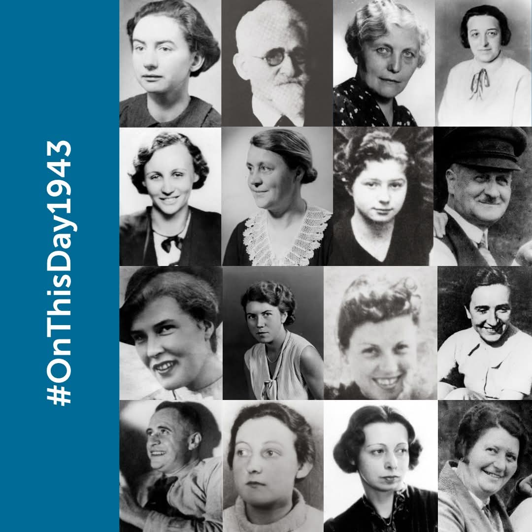 Am 5. August 1943 wurden in der heutigen Gedenkstätte Plötzensee in Berlin-Wedding diese vorwiegend Frauen des Widerstands gehängt. 
Zu wissen, dass ganz "normale" Bürgerinnen Menschlichkeit in Zeiten der Diktatur lebten, muss uns motivieren. 
Keinen Millimeter dem Faschismus❗️