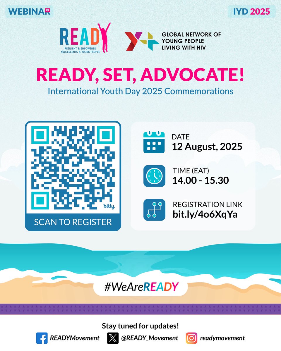 This International Youth Day, we are relaunching the READY to Advocate module, an innovative learning platform created to empower young people in their advocacy journey. 

Through interactive courses, this module equips you with the tools to effectively advocate for HIV and