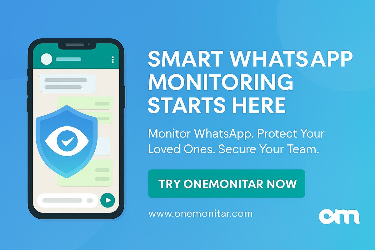 onemonitar1's tweet image. Monitor WhatsApp Smartly with OneMonitar | Best WhatsApp Monitoring App
onemonitar.blogspot.com/2025/08/how-wh…

#WhatsAppMonitoring #MonitorWhatsApp #ParentalControlApp #OneMonitar