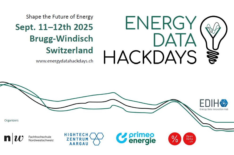 ⚡️ Energy Data Hackdays are back for their 5th edition – shaping the future of energy through data!

📅 11th - 12th September 2025 📍 Brugg-Windisch

🔗 energydatahackdays.ch

👉 Tech events in Switzerland: swissdevjobs.ch/events

#SwissDevEvents