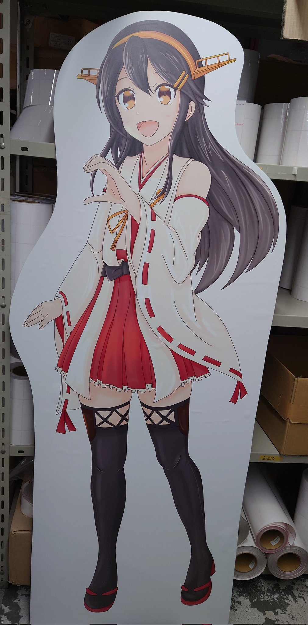 提督健康ヨガマット　榛名　等身大mode Amazon.co.jp: 艦隊これくしょん ‐艦これ‐ 榛名 お買い物mode 1