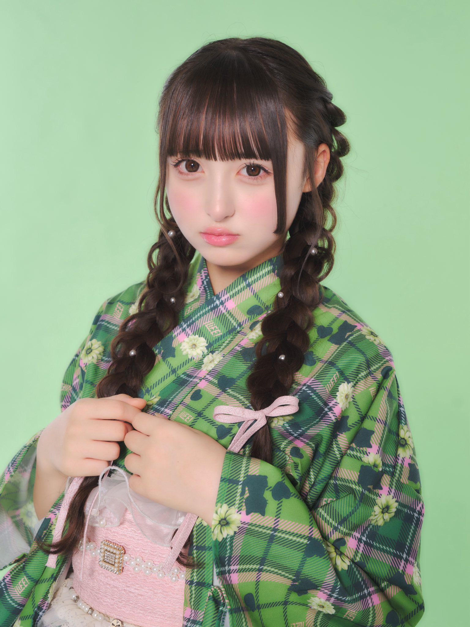 iLife ガラポンA賞 若葉のあ 新アー写公開】 ♥若葉のあ ♡担当カラー 緑 ♥君に届け！のあの
