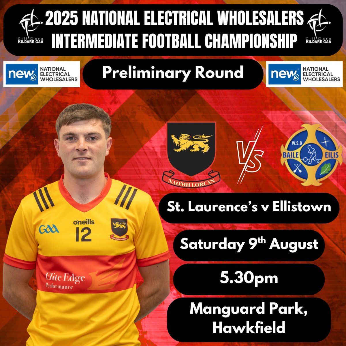 Wishing all our teams, coaches and management the very best of luck in there scheduled games this week. 
Please get behind the teams and cheer them on pitch side, €5 on the gate for senior home games. Your support is always greatly appreciated.