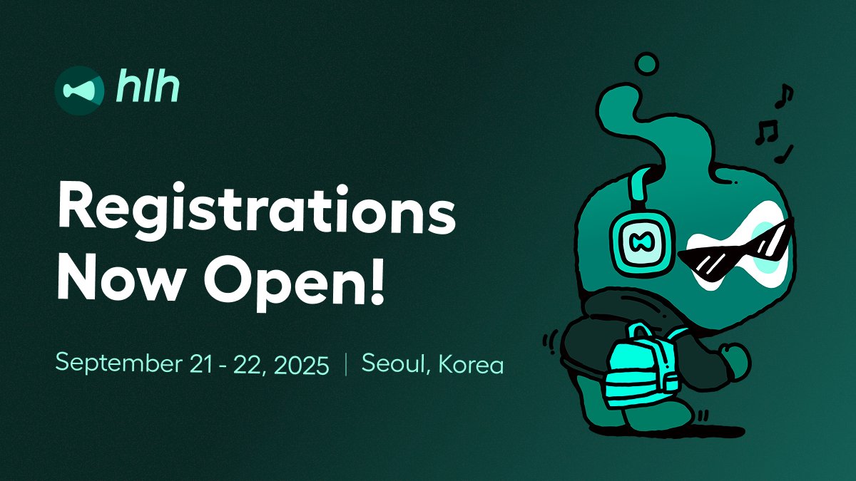 Registrations are officially open!

Witness the first-ever in-person Hyperliquid Hackathon happening in Seoul, Korea. Here's what's in it for you:

🏆 Prizes and rewards await
💻 Deploy to HyperEVM
🤝 Network, ship, and get to know like-minded developers

Register today →