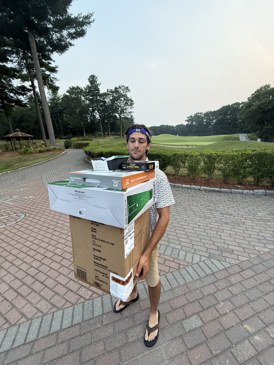 Company golf tournament yesterday at shaker hills. Lots of fun and won big in the raffle