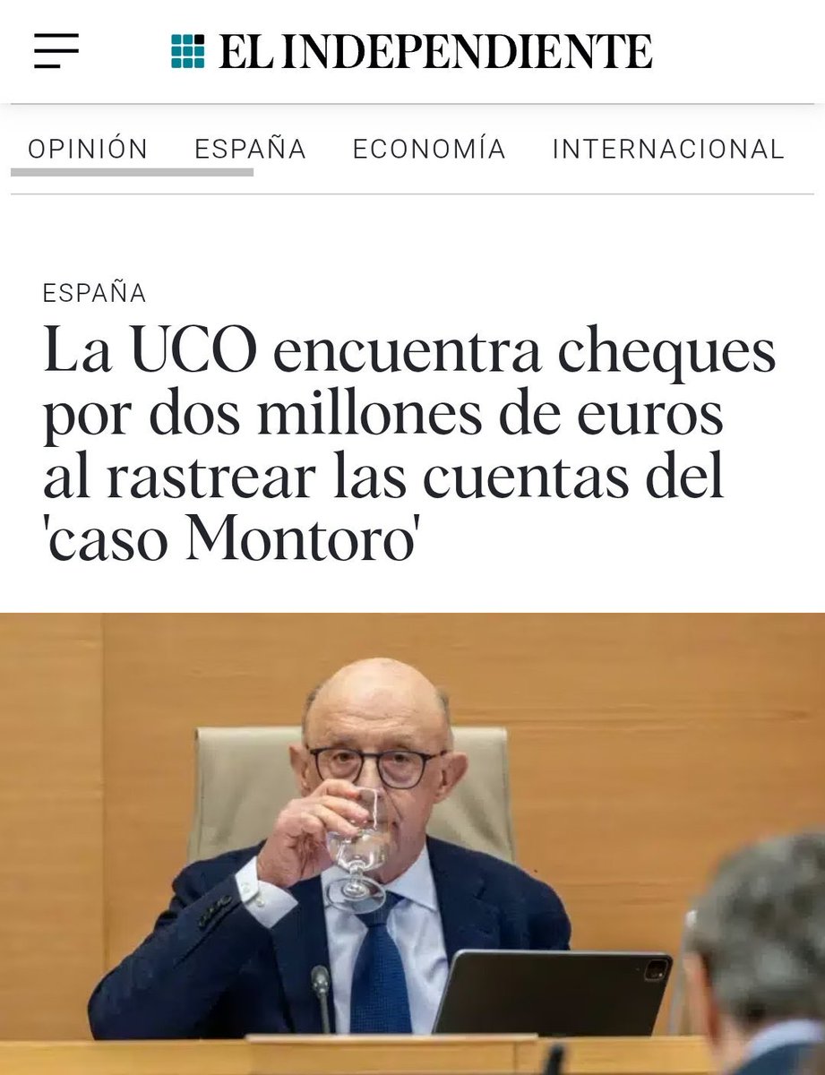 Pero sigue sin entrar en Soto Del Real.
Flipante…