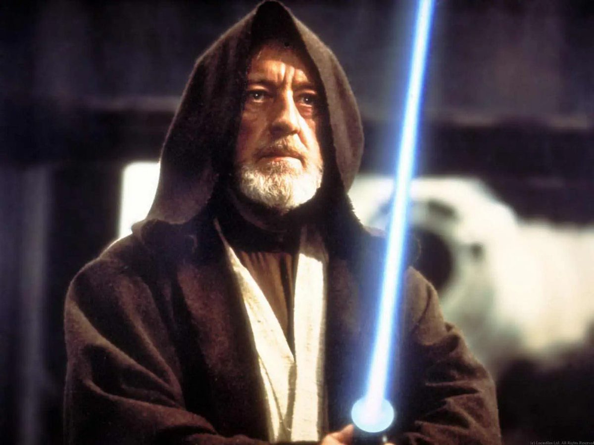 sw_holocron's tweet image. Sir Alec Guinness passed away on this day 25 years ago.