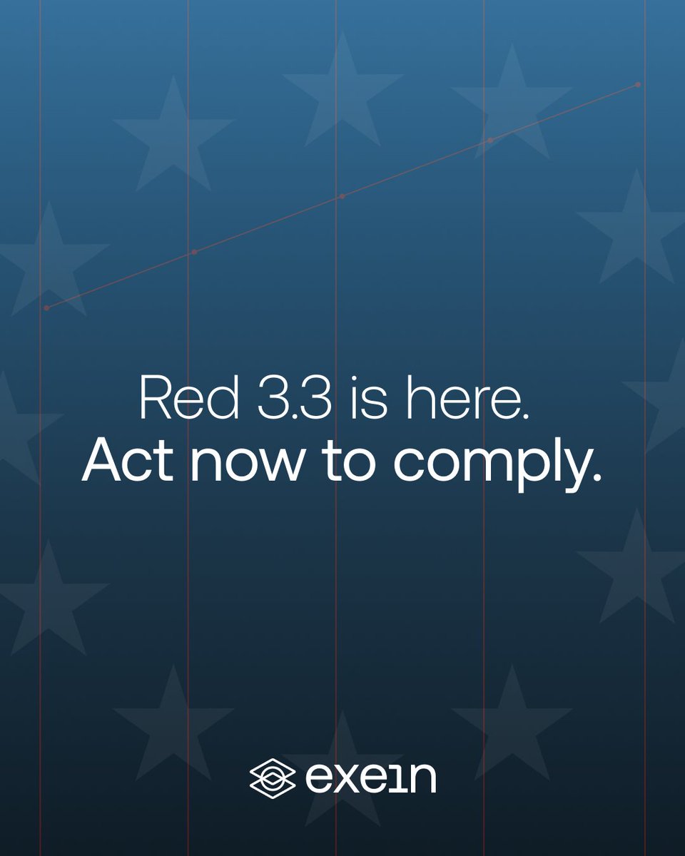 RED 3.3 is now in force. 🚨
 
#RadioDevices in the EU must be secure by design. If you build, import, or sell connected tech, you need to act now.
 
👉 Download our free guide: bit.ly/4lb5WCI