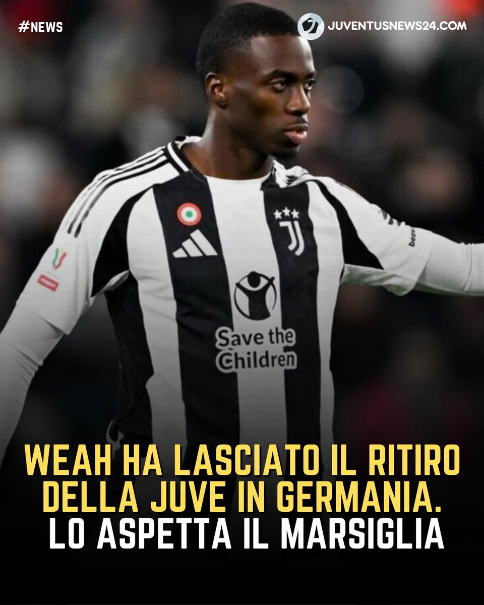 ✈️ #WEAH LASCIA IL RITIRO DELLA #JUVE 🇩🇪

👉🏻 L’americano è partito alla volta di #Marsiglia, pronto a diventare un nuovo giocatore dell’#OM. Alla #Juventus 1 milione per il prestito, 14 per l’obbligo di riscatto e 3 di bonus (più una percentuale sulla futura rivendita) 💰