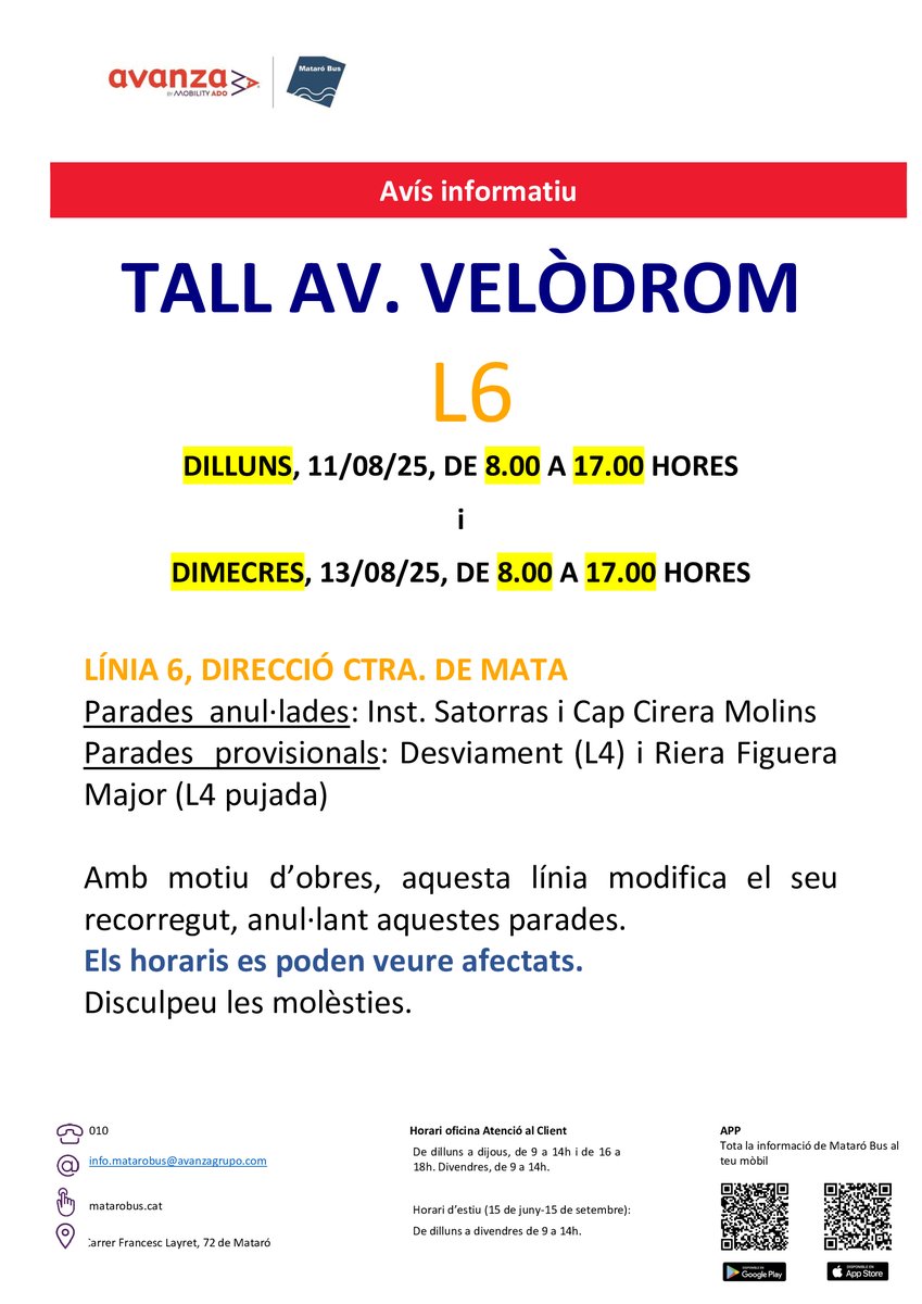 Transport urbà de Mataró | Mataró Bus (@mataro_bus) on Twitter photo 