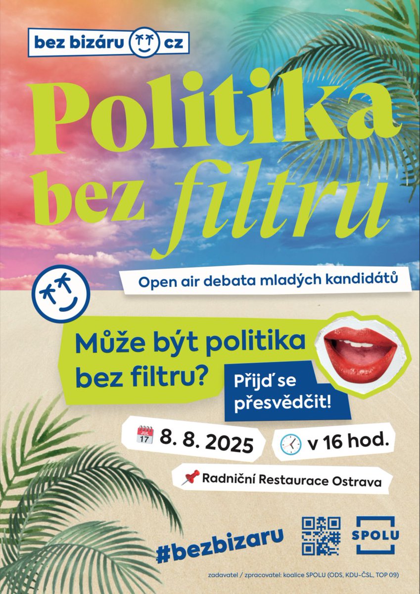 TOP09Ostrava's tweet photo. Zveme vás na debatu mladých kandidátů s podtitulem "Politika bez filtru". https://t.co/qbMolzl7vW