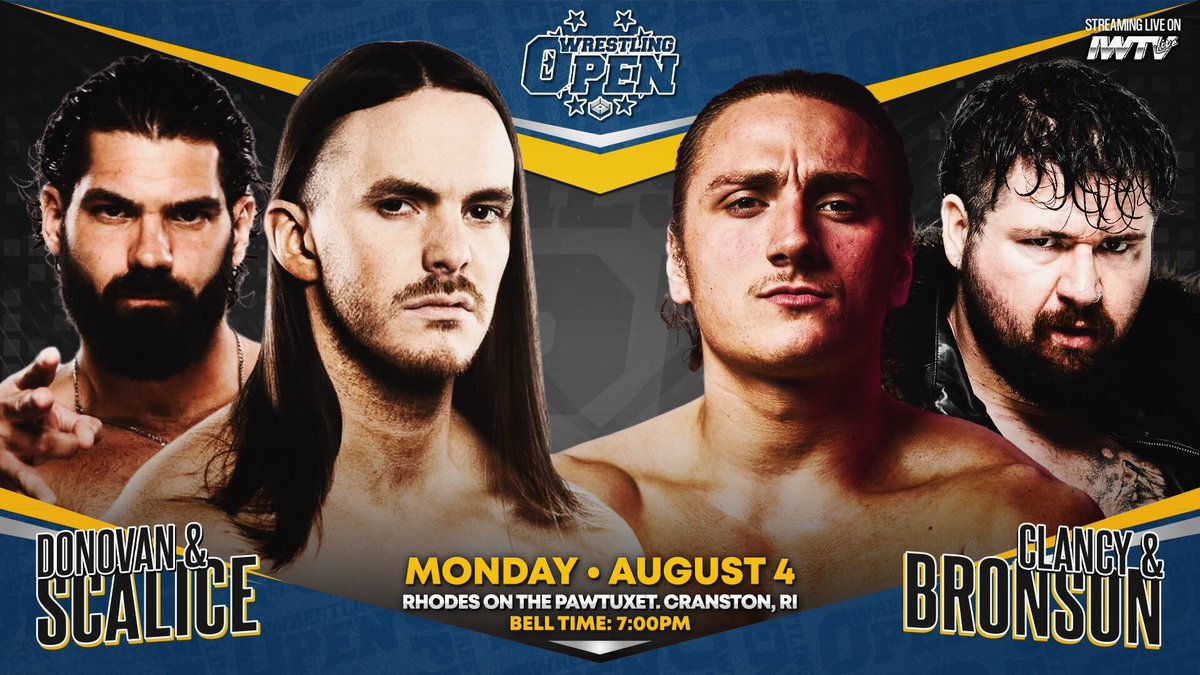 IWTV (@indiewrestling) on Twitter photo Now On Demand
<a href="/WrestlingOpenRI/">Wrestling Open RI</a> Ep 18
<a href="/isThatVsK/">VsK</a> <a href="/BryceDShook/">Bryce Donovan</a> v <a href="/FancyRyanClancy/">“Fancy” Ryan Clancy | 「ファンシー」ライアン・クランシー</a> <a href="/bearbronsonBC/">Bear Bronson</a>
<a href="/andycomplains/">The Burning Cleaver Butch Williams</a> v <a href="/TheBobbyOrlando/">Bobby Orlando</a>
<a href="/iamtiarajames/">💎 Top Tier Tiara 💎</a> v <a href="/liviyahpw/">LIVIYAH</a>
<a href="/alternative_ag/">Anthony Greene アンソニー・グリーン</a> v <a href="/justgal_/">GAL</a>
<a href="/TJCWrestling/">TJ Crawford</a> v <a href="/TheOxxAdams/">Oxx Adams</a>
+ <a href="/bradbay1or/">Brad Baylor</a> <a href="/YoungGlory__/">Brando Lee</a> & more!
independentwrestling.tv/player/B3v90eq… Now On Demand
<a href="/WrestlingOpenRI/">Wrestling Open RI</a> Ep 18
<a href="/isThatVsK/">VsK</a> <a href="/BryceDShook/">Bryce Donovan</a> v <a href="/FancyRyanClancy/">“Fancy” Ryan Clancy | 「ファンシー」ライアン・クランシー</a> <a href="/bearbronsonBC/">Bear Bronson</a>
<a href="/andycomplains/">The Burning Cleaver Butch Williams</a> v <a href="/TheBobbyOrlando/">Bobby Orlando</a>
<a href="/iamtiarajames/">💎 Top Tier Tiara 💎</a> v <a href="/liviyahpw/">LIVIYAH</a>
<a href="/alternative_ag/">Anthony Greene アンソニー・グリーン</a> v <a href="/justgal_/">GAL</a>
<a href="/TJCWrestling/">TJ Crawford</a> v <a href="/TheOxxAdams/">Oxx Adams</a>
+ <a href="/bradbay1or/">Brad Baylor</a> <a href="/YoungGlory__/">Brando Lee</a> & more!
independentwrestling.tv/player/B3v90eq…