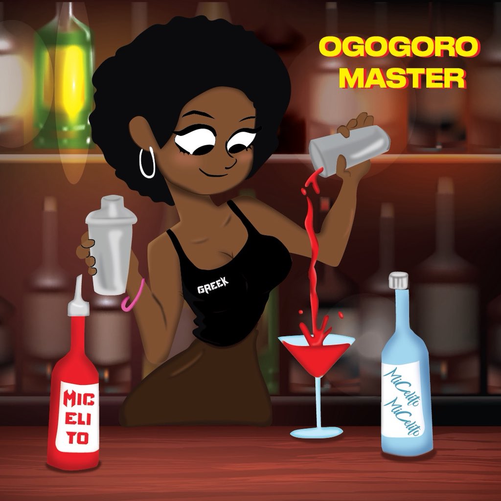 Being called a mixologist is quite boring, the term “Ogogoro master” suits better.

#illustration, #illustrator, #digitalart, #drawing, #sketch, #art, #artwork, #design, #conceptart, #characterdesign